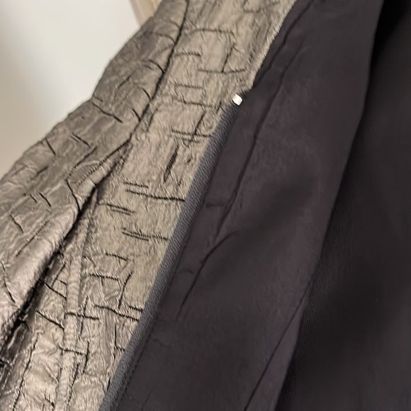 CONRADC COLLECTION Jacket Olive Green Size 8 Zips in front - Picture 6 of 9